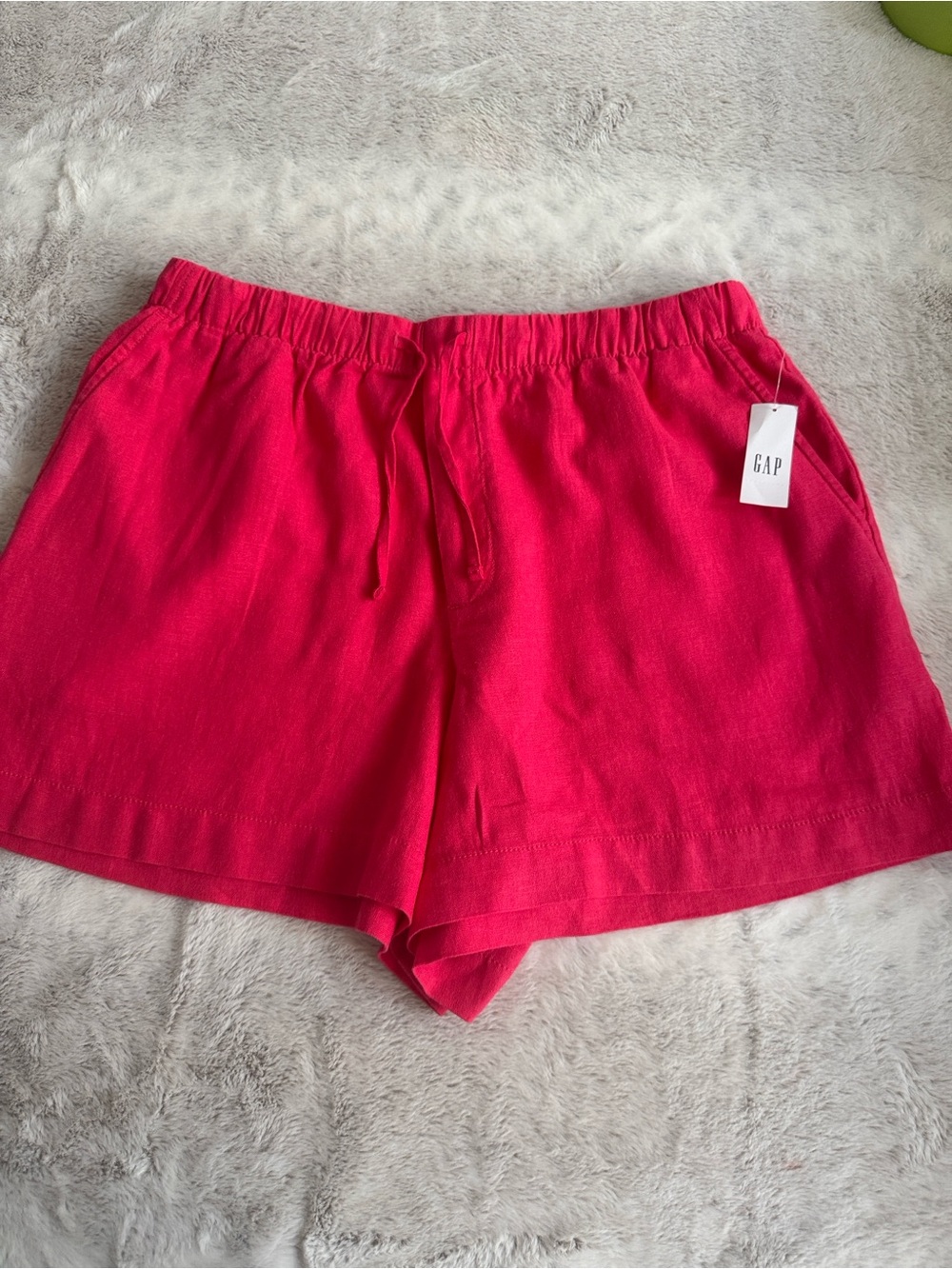 GAP High Waist Women's Shorts in Hot Pink